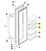 GE Appliance Made In USA Refrigerator Shelf WR71X38318 - WR71X38318-Refrigeratoruppershelf