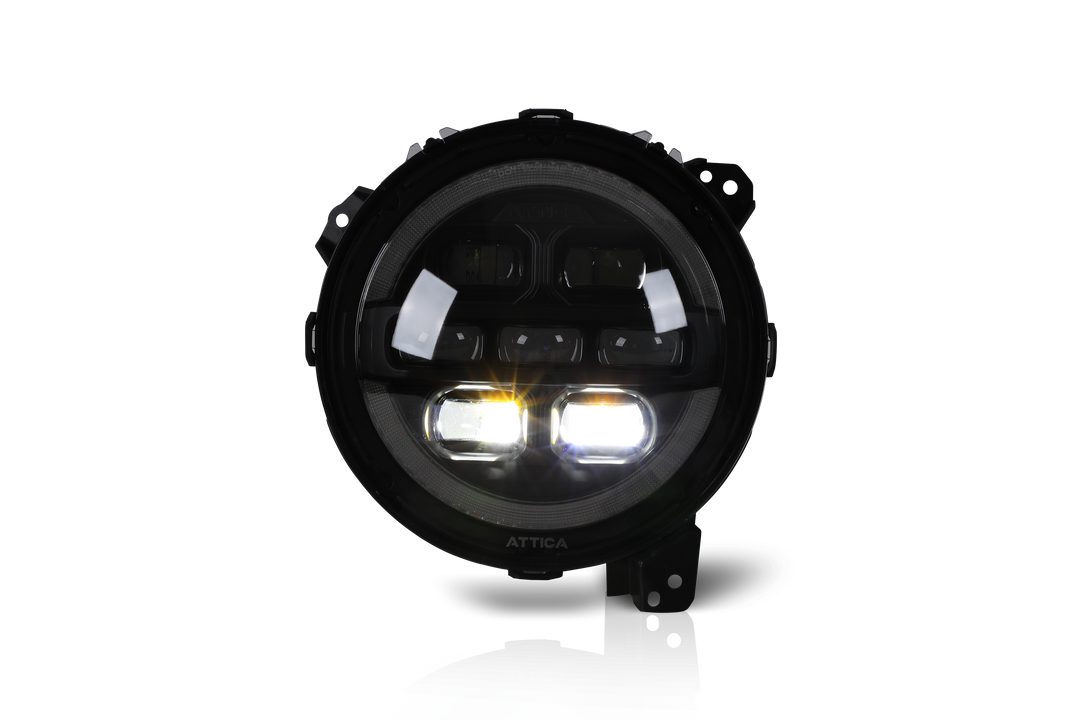 Winjet Built-In Osram LED Chip Headlight Assembly Chatt0771-B-SQ
