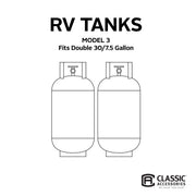 Classic ACC Heavy-Duty Protection Propane Tank Cover 80-100-151001-00 - 30 RV LP GR