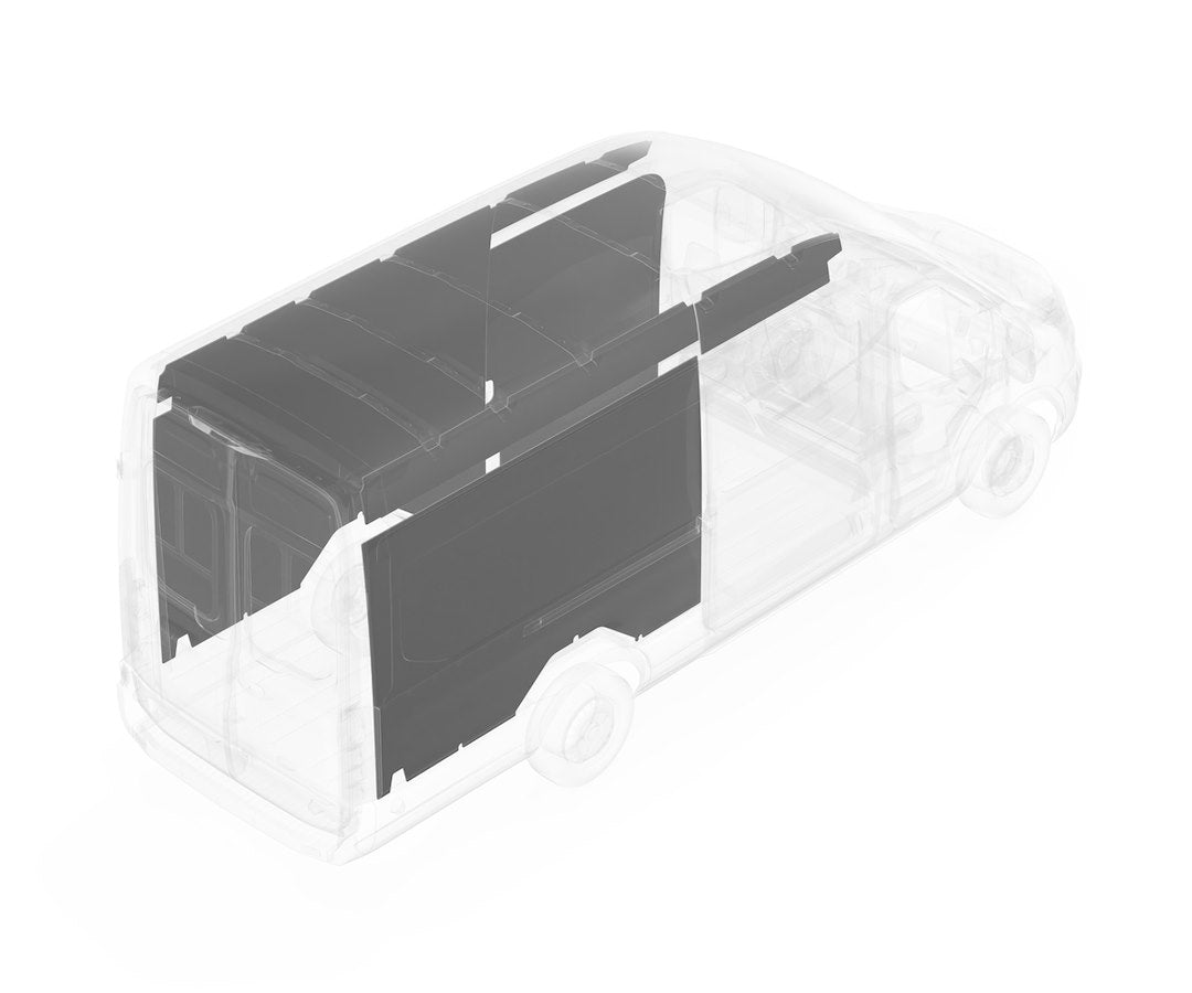 Legend Fleet Lightweight And Precision-Cut Van Wall Liner 754-114-2614 - Wallinr Trans 148