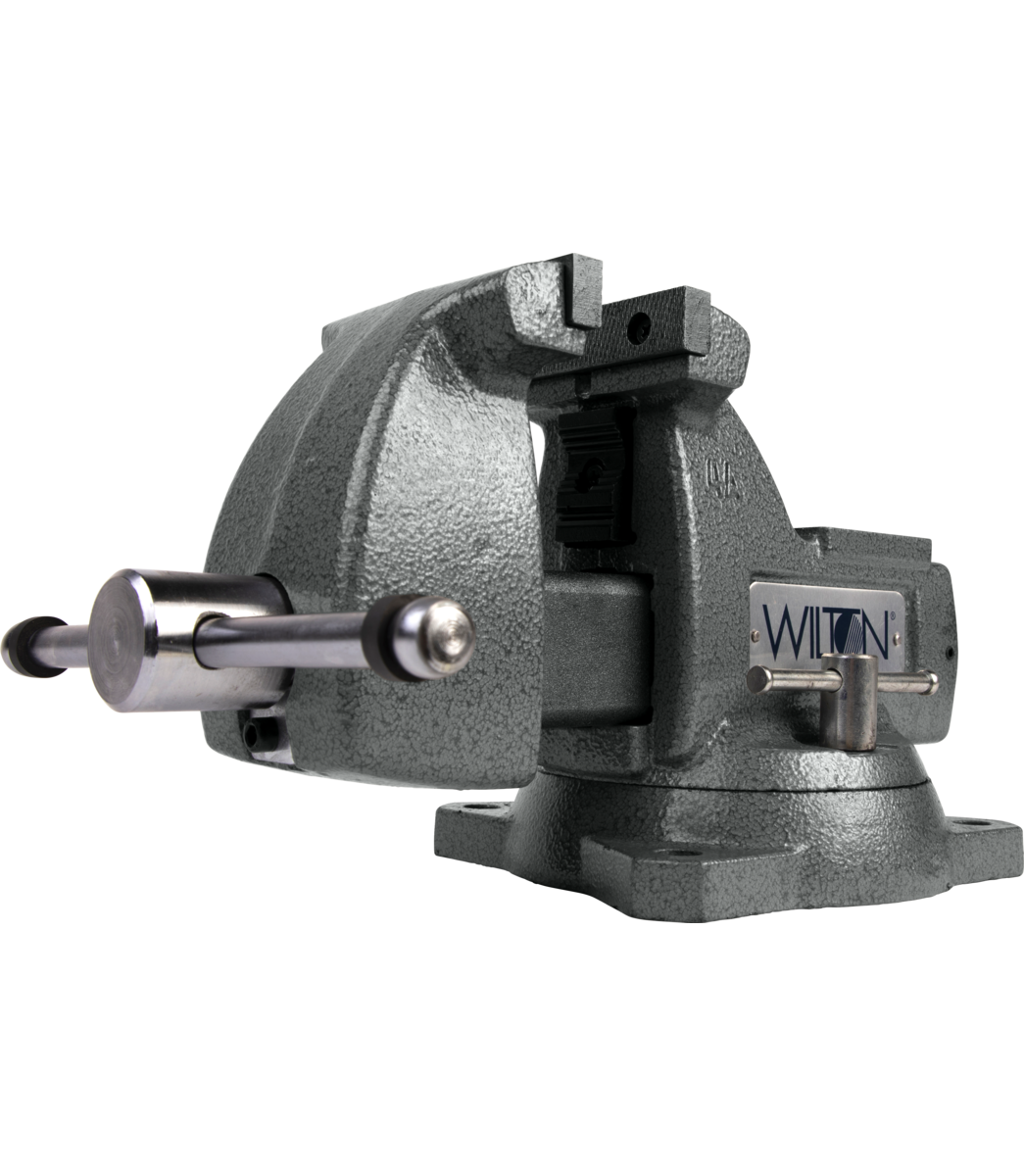 Wilton Tools Fully Enclosed Spindle And Nut Vise 21300 - 744 Mechanics Jaw Swi