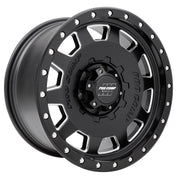 Wheel Pros Compatible With TPMS 5160-7983 - Black 17X965.5Satin Milled2500LBS