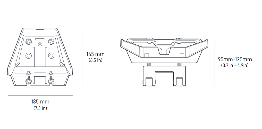 KVH Industry 19-1260-17 Satellite Internet Antenna Mount