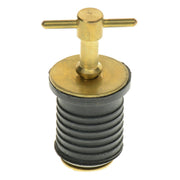 T-H Marine Easy To Install Boat Drain Plug BE-PL-54844-DP - Twist Brass