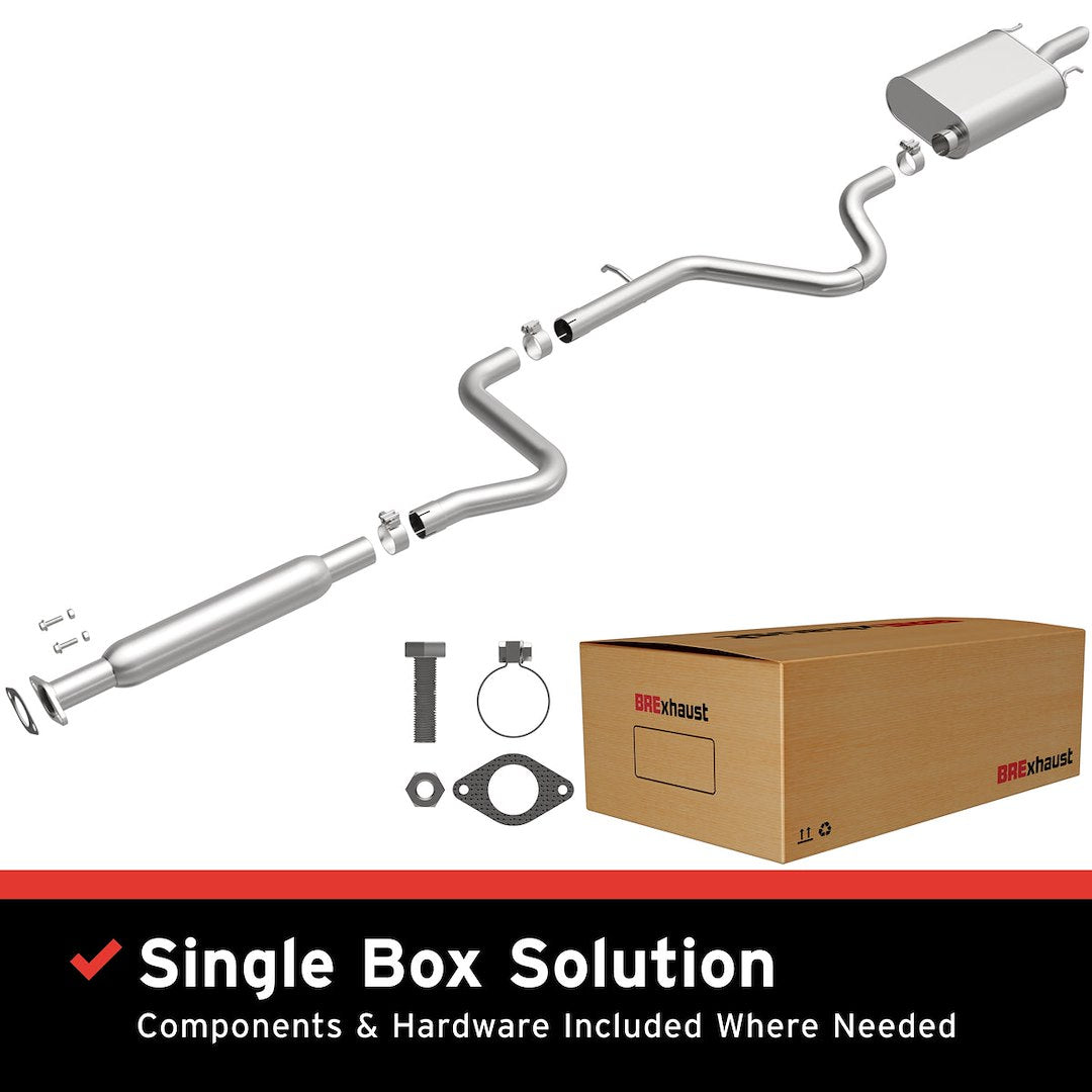 BRE Exhaust Designed For Power And Sound Exhaust System Kit 116-0015 - Stainless Direct-FIT