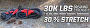 Overland VCL Limited Lifetime Warranty Recovery Strap 19009920 - Brute Kinetic Rope
