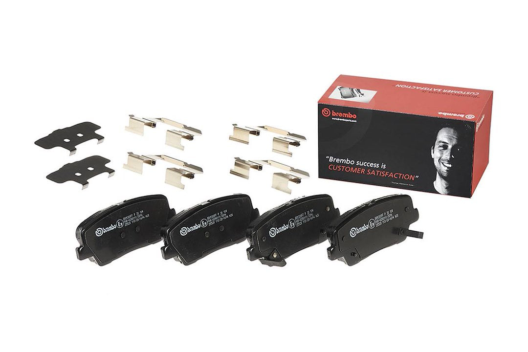Brembo Premium Low-Met OE Equivalent Pad Brake Pad P30104 - Disc Set