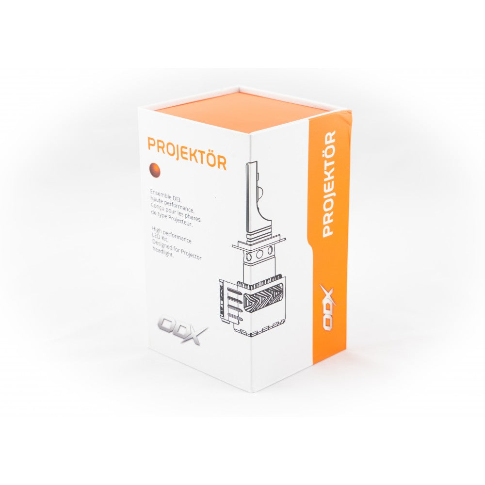 ODX Limited Lifetime Warranty Headlight Bulb Ledproevo-9005 - 9005 Projector Led Box