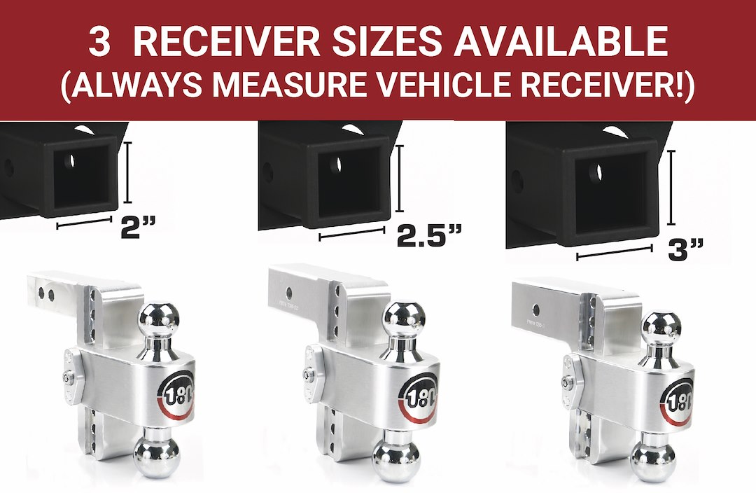 Weigh Safe Keyed Alike Hitch Locking Pin Trailer Hitch Ball Mount CTB4-2-KA - Turnover Drop