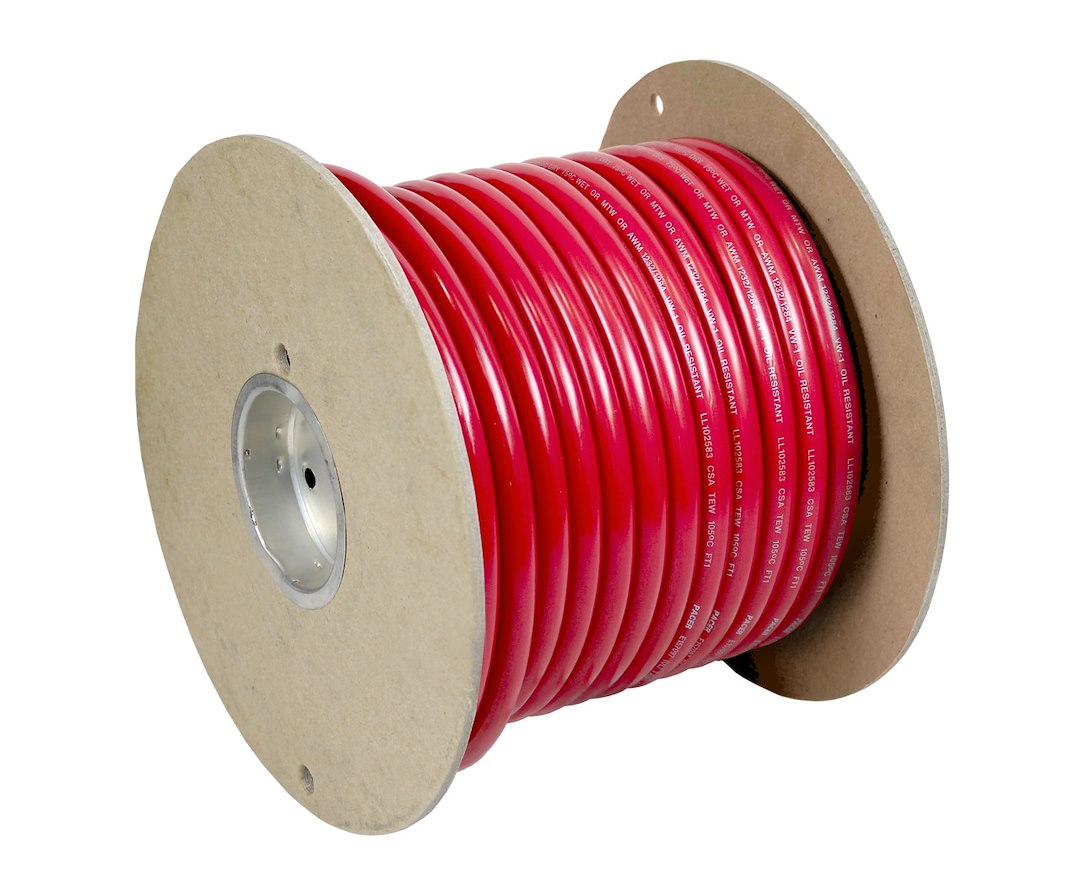 Pacer No Supplier Warranty Battery Cable WUL10RD-100 - 10 Awg UL RD TC Wire 100FT RL