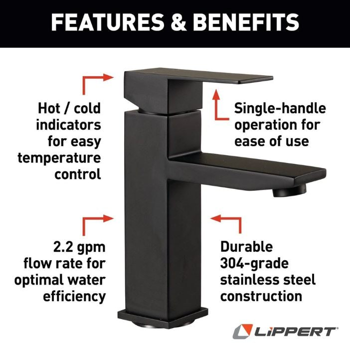Lippert Comp 2024025313 Faucet - Black