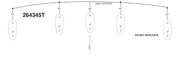 Recon Access No Supplier Warranty Roof Marker Light Installation Template 264345T - Guide