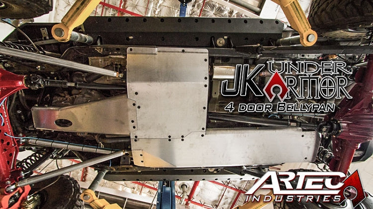 Artec Indust No Overlapping Skid Plate System Skid Plate JK1010 - Get Ultimate Protection You