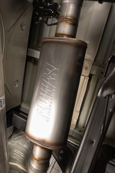 Flowmaster Limited Lifetime Warranty Exhaust Muffler 718155 - 20-25 GM 2500 3500 6.6L Gas Dir Fit