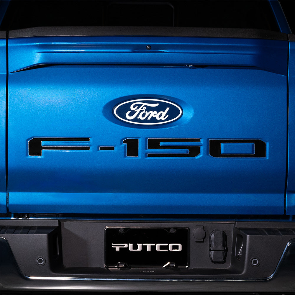 Putco Made In USA Emblem 55564BPFD - Black Ford F-150 Flat Cut Plat