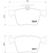 Hella 355020261 Premium quality brake pads - Disc Pad