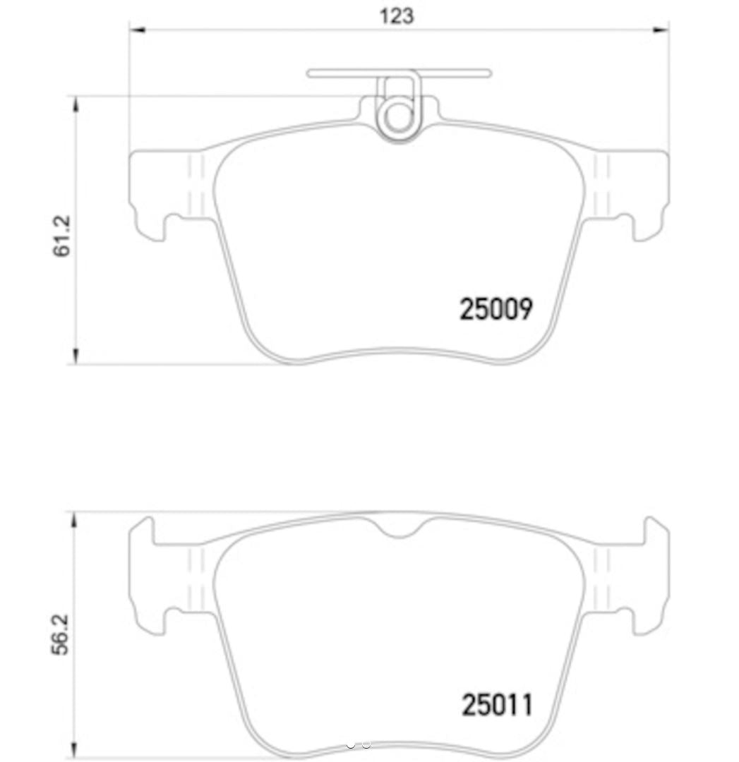 Hella 355020261 Premium quality brake pads - Disc Pad