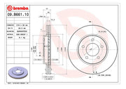 Brembo Components Not Hazardous To Health Brake Rotor 09B66110C02 - Disc