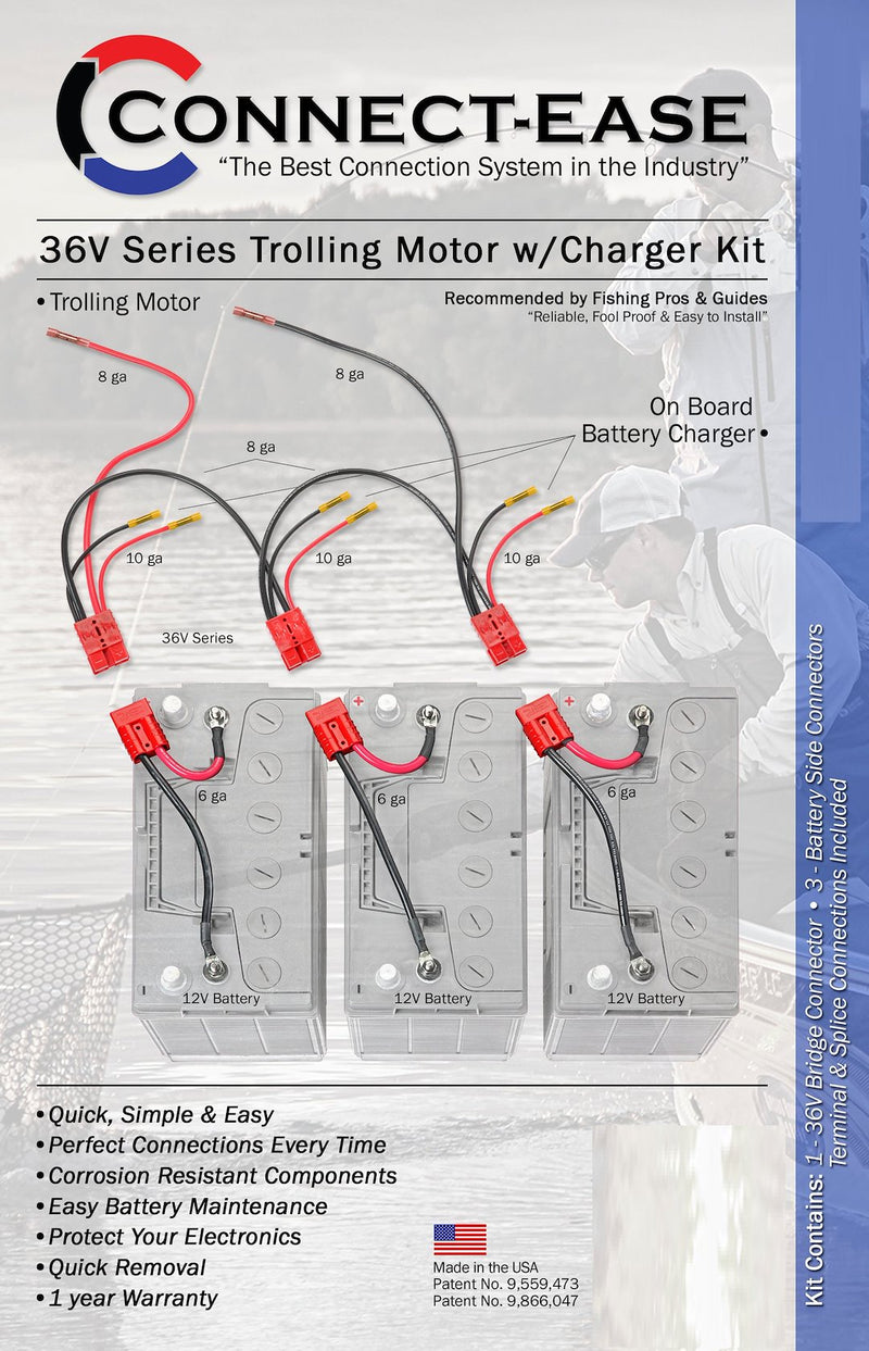Connect Ease RCE36VBCHK Trolling Motor Wiring Kit