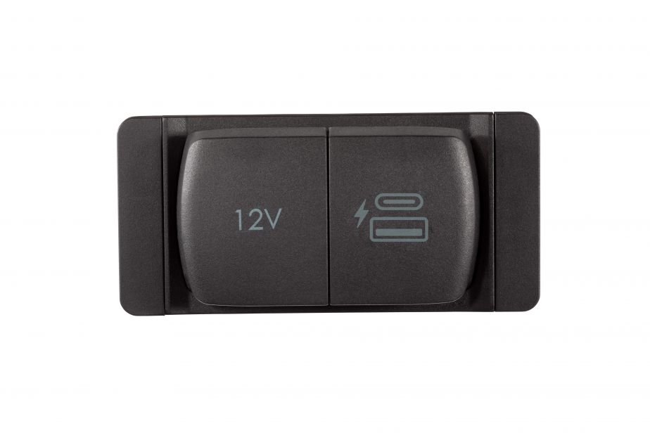 Scanstrut UV Resistant Power Port Socket SC-Multi-F2 - Flip Pro Duo -USB-A USB-C 12