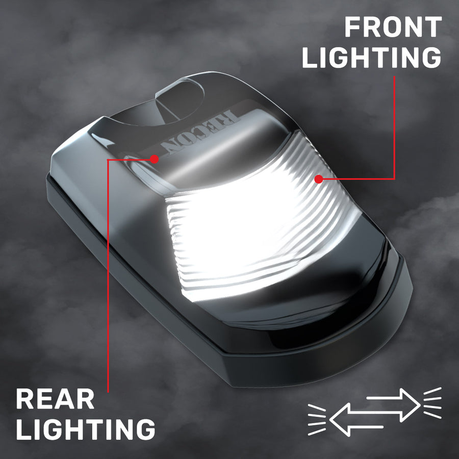 Recon Access SAE And Dot-Compliant Roof Marker Light 264343BKHPWH - Ford 17-22 Superduty 5-Piece Set