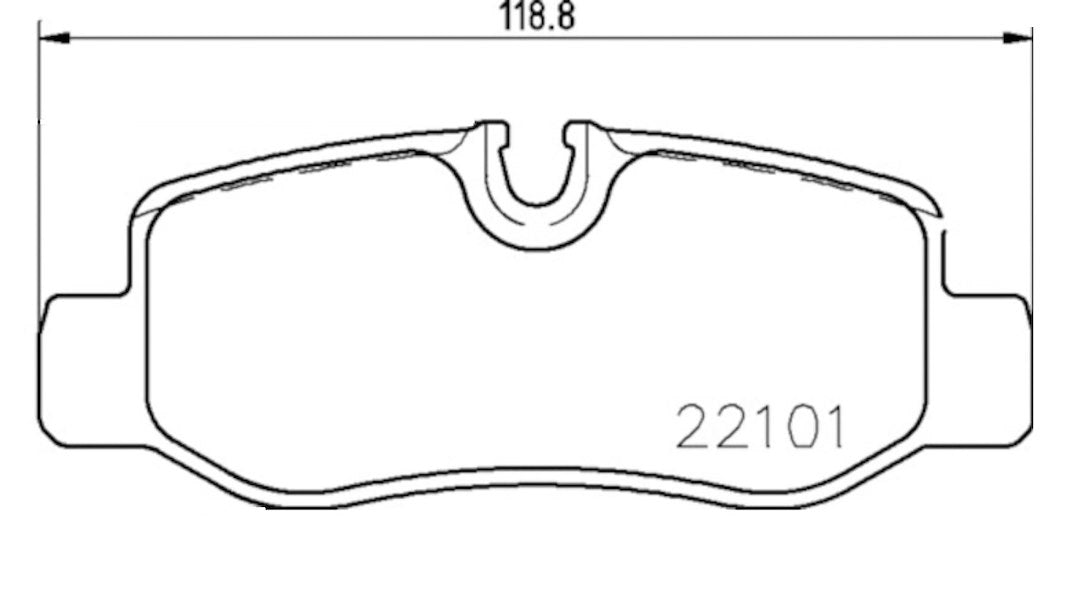Hella 355021761 Premium quality brake pads - Pad Set Disc