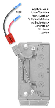 Connect Ease Corrosion Resistant Components Battery Connection Harness RCE12VB6 - Single Gauge