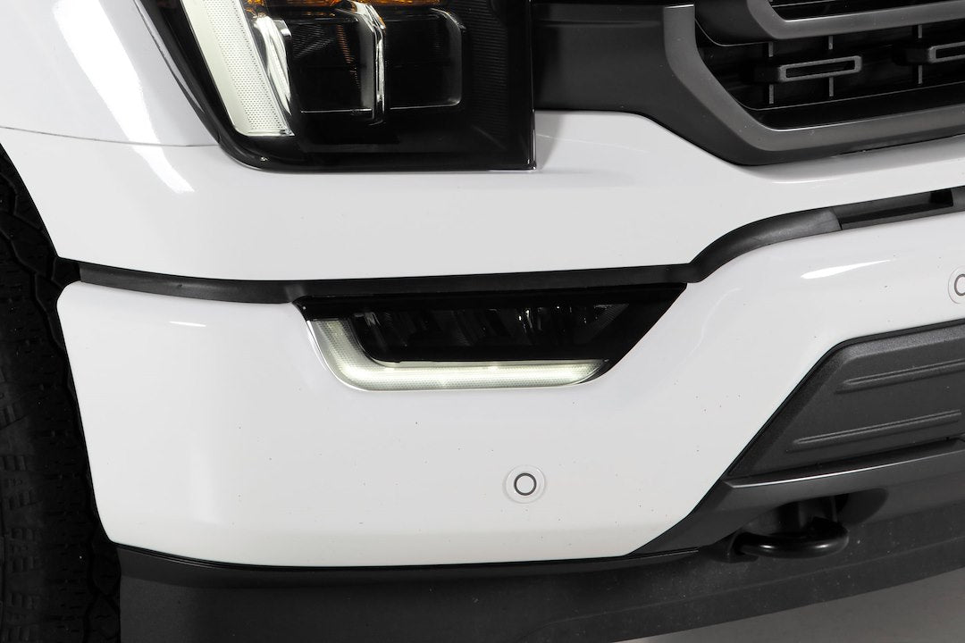 GT Styling Installs Over Factory Light Assembly Driving/ Fog Light Cover GT0183FS - Smoke Foglight Covers Piece