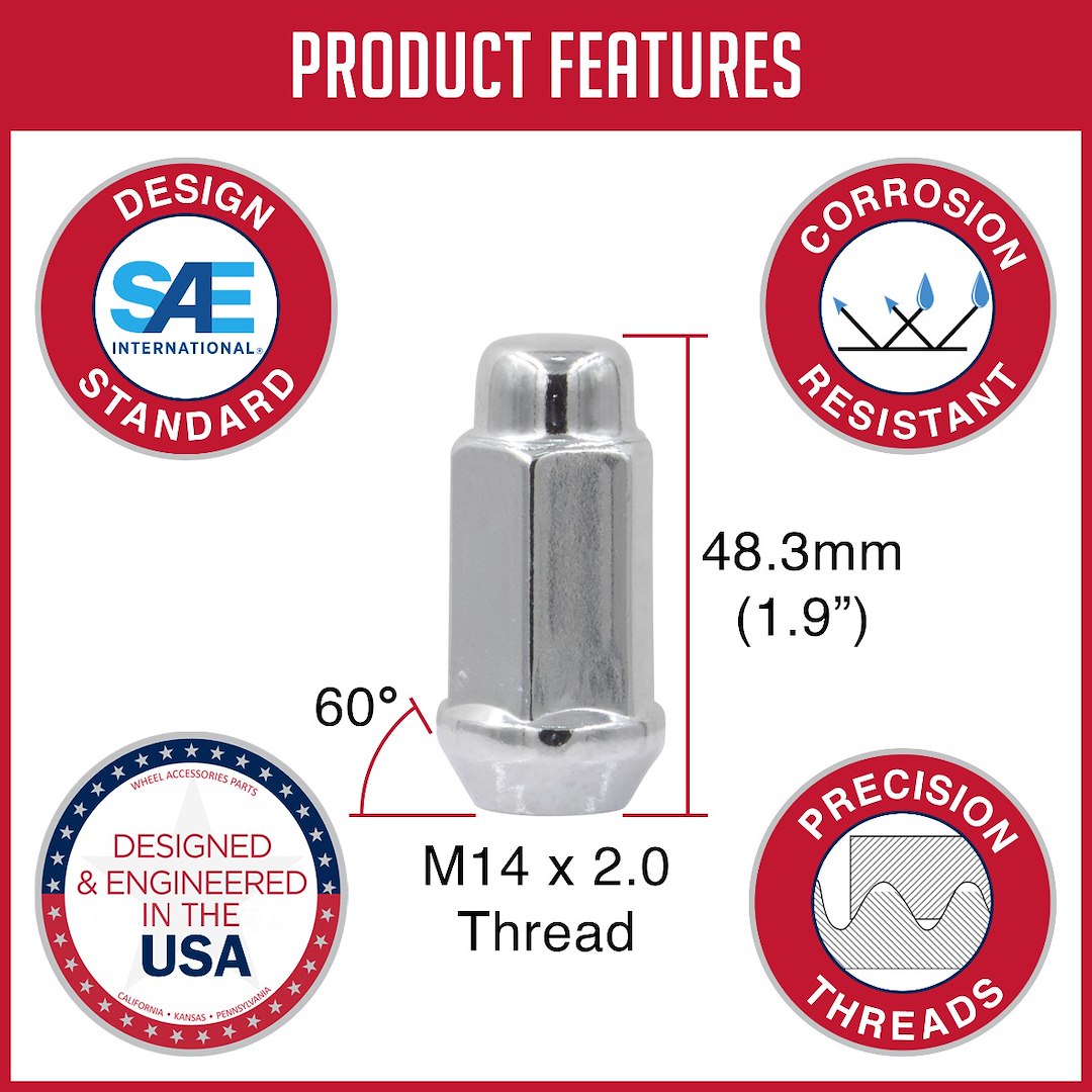 Revolution 70K573 Lug Nut