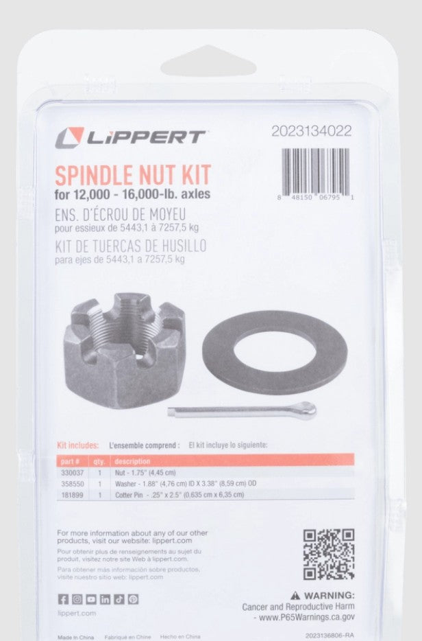 Lippert Comp 2023134022 Trailer Spindle Nut
