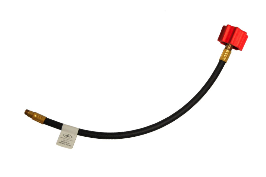 AP Products Made In USA Propane Hose MER425H-24P2 - Red Thermo Pigtail 2PK