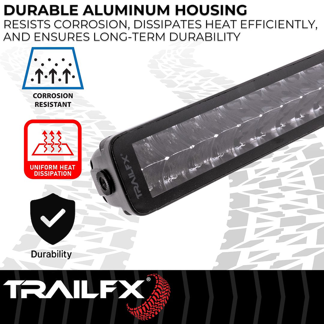 Trailfx Limited Lifetime Warranty Light Bar 30DRBKCM - 30IN DR 60X5W BK Combo BK Cvr