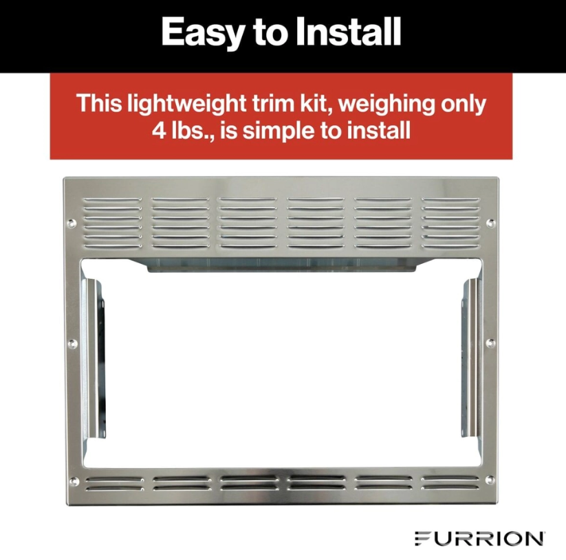 Furrion LLC Quick Effortless Upgrade Microwave Oven Trim Kit 2024001708 - 1.1 CU FT BI SS