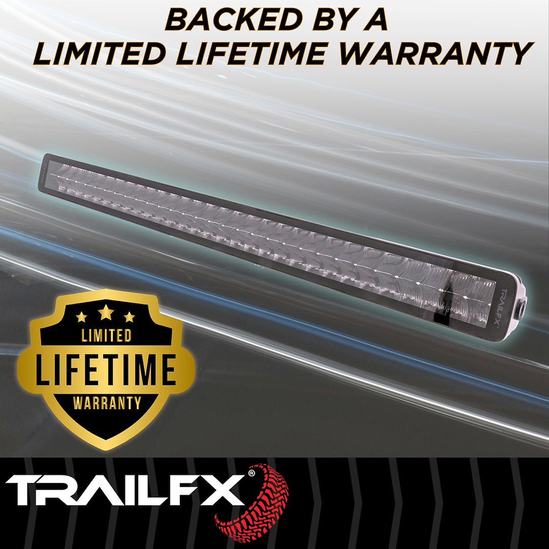 Trailfx Limited Lifetime Warranty Light Bar 30DRBKCM - 30IN DR 60X5W BK Combo BK Cvr