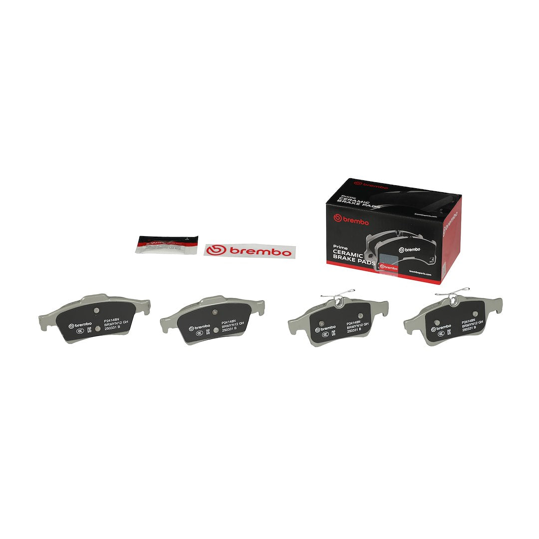Brembo Ensures Comfort And Brembo Quality Brake Pad P24148N - Discbrakepadset Naoceramic