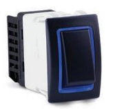 Sierramarine Fit Industry Standard Panel Cutout Multi Purpose Switch RK40700B - Rocker Halo Dpdt Dependent