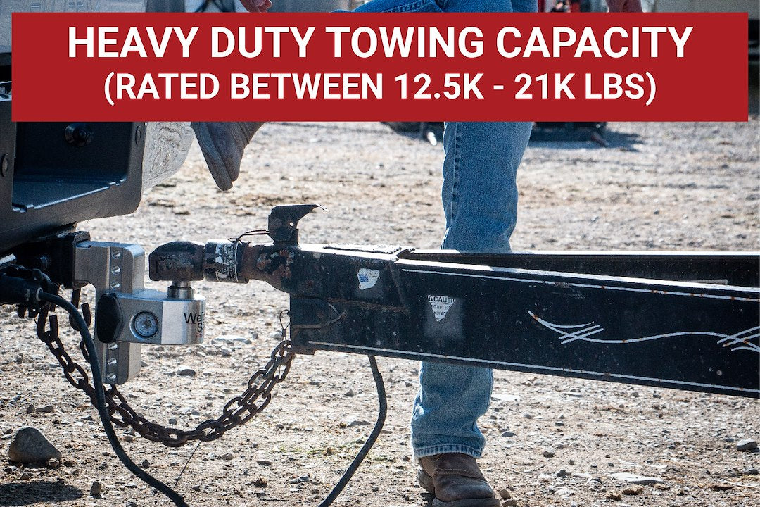Weigh Safe Limited Lifetime Warranty Trailer Hitch Ball Mount WS8-3 - 8Inadj Ballmount 3Inshank