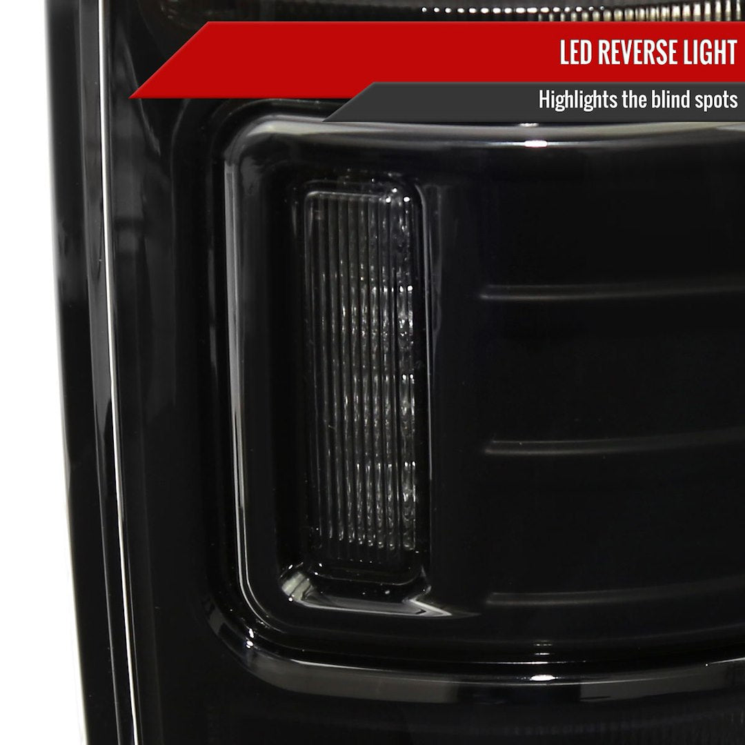 Spec-D Tunin LT-RAM09Smled-RS Tail Light Assembly - Matte Black