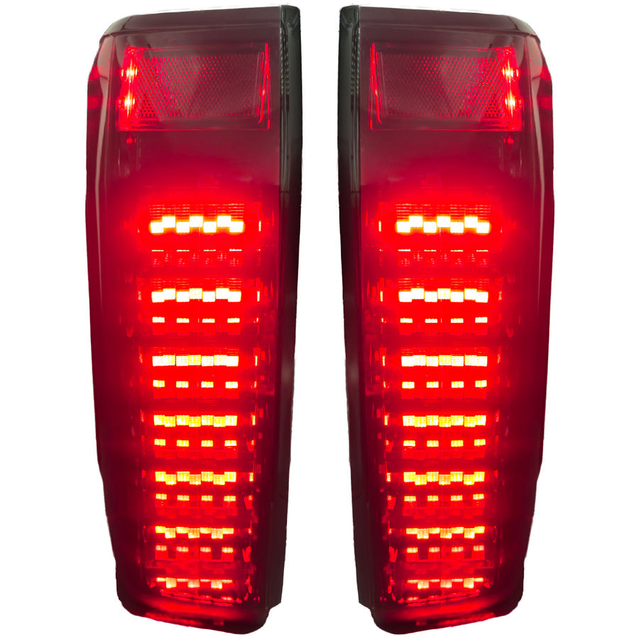 Recon Access SAE And DOT-Compliant Tail Light Assembly 264289BK - Toyota Tundra 22-24 Led Lights