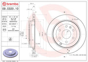 Brembo 09C02010C02 Original Equipment Standard - Brake Disc