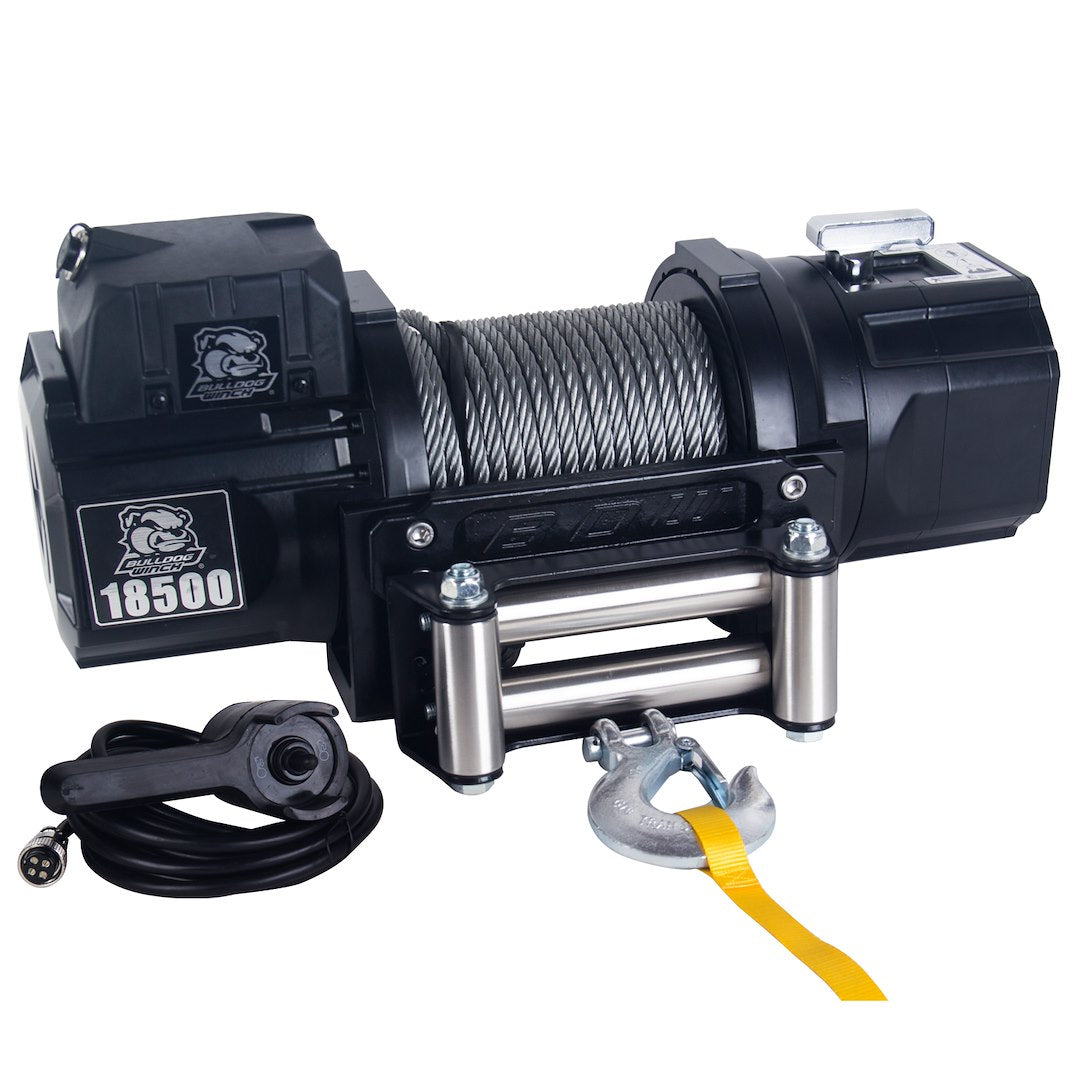 Bulldog Winc Automatic Load Holding Brake Winch 10059 - 18500LB HD Wire Rope