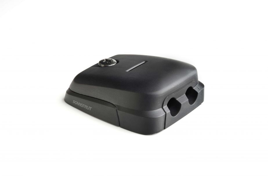 Scanstrut Clean And Simple Design Cable Gland DS-HD6-Black - Black DS-HD6-Black Horizontal Double DS-HD6-BLK