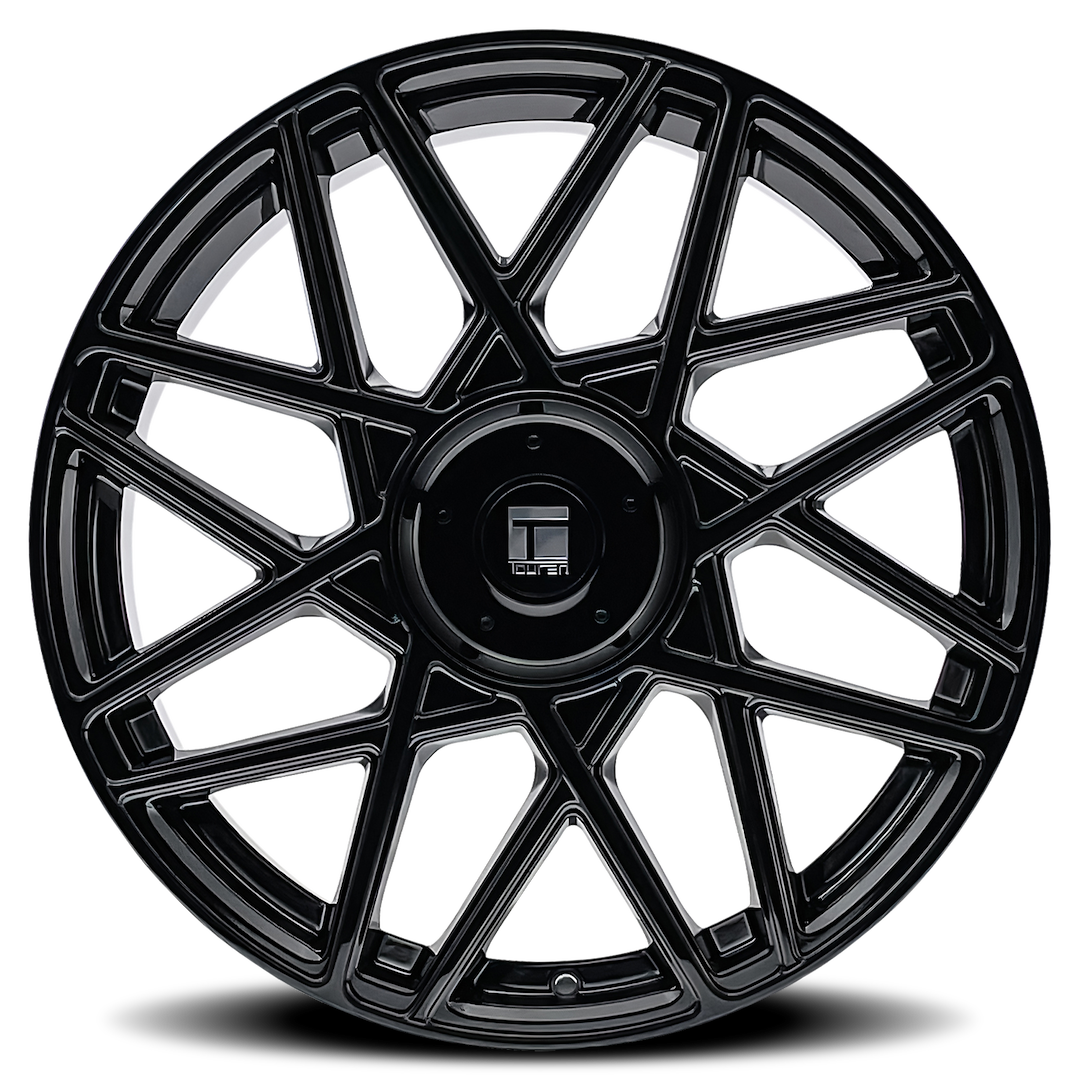 Wheel Group With Touren Logo Center Cap 3266-2914GB35 - Glossy Black TR66 3266