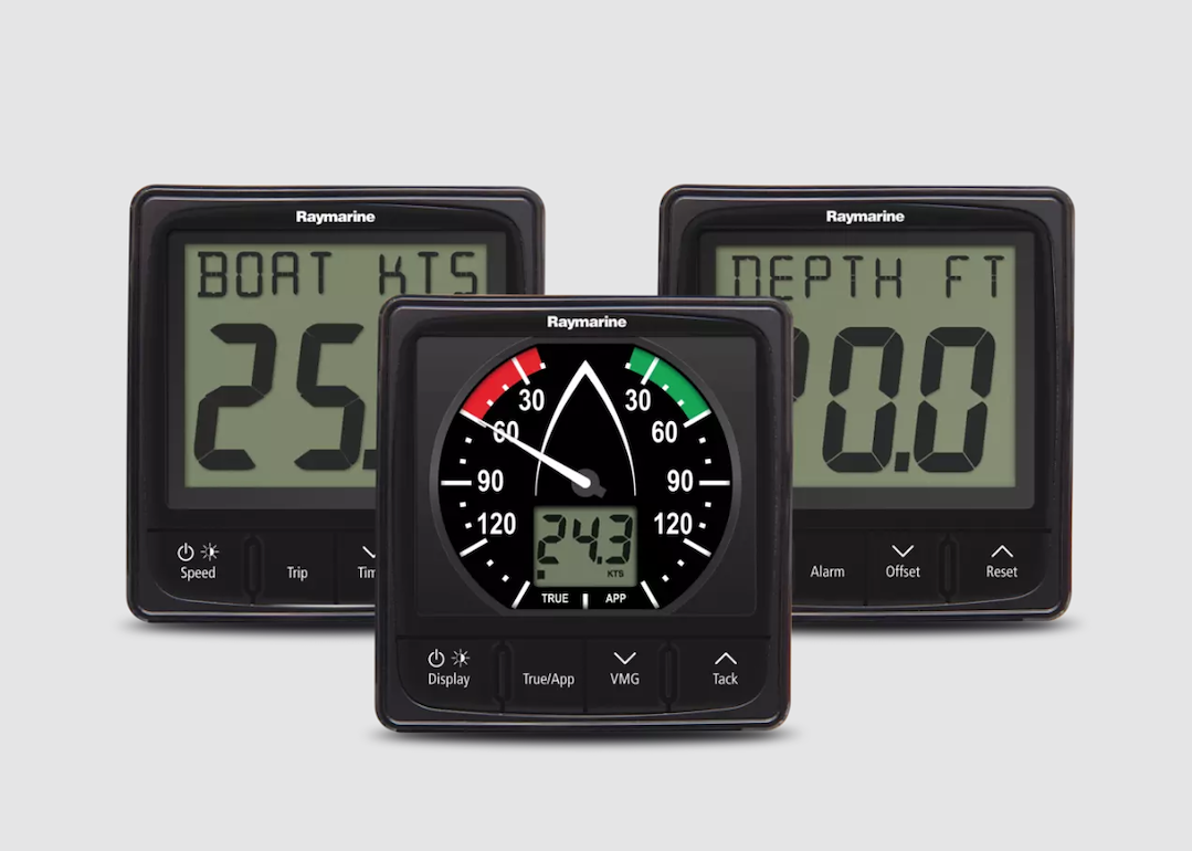 Raymarine Compact Footprint Sailboat Instrument Kit T70584 - I50 I60 Wind Speed Depth System