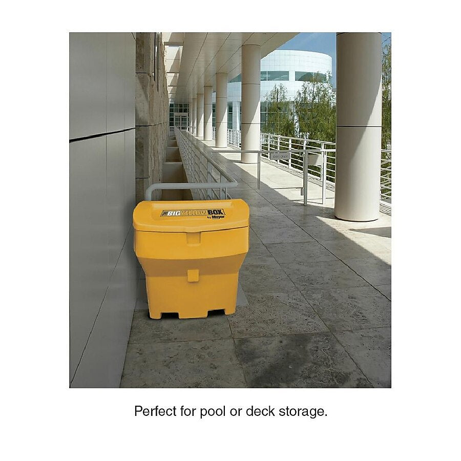 Meyer Prod Unit Will Not Rust Ice Melt Storage Container 32403 - Yellow Big Box