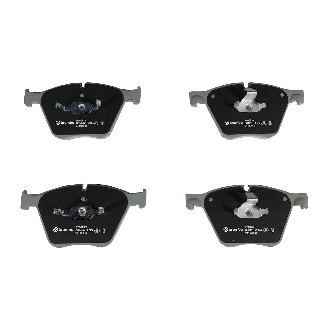 Brembo Premium Low-Met OE Equivalent Pad Brake Pad P06073N - Disc Set