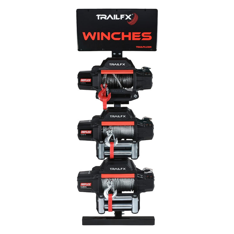 Trailfx Drilling Not Required Point Of Purchase Display WA013 - Tfx Winch Rack