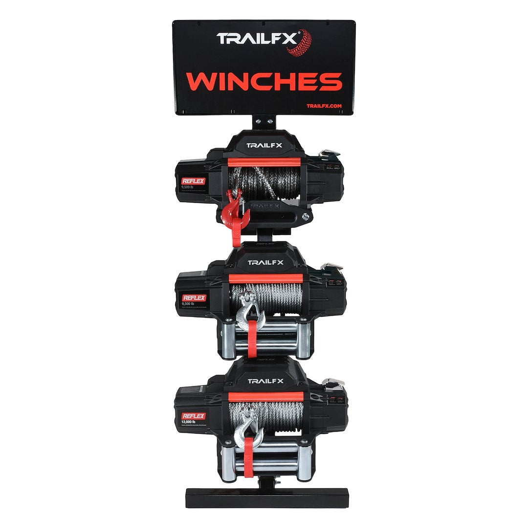 Trailfx Drilling Not Required Point Of Purchase Display WA013 - Tfx Winch Rack