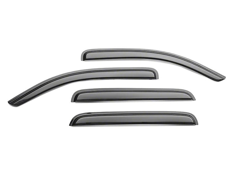 Black Horse OEM Quality And Appearance Rainguard 144706 - Chrome Rain Guards