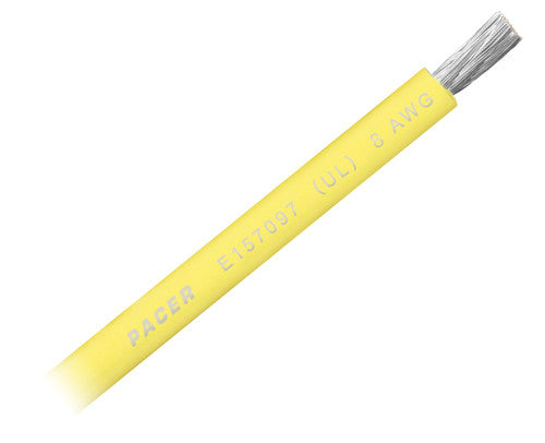 Pacer No Supplier Warranty Primary Wire WUL8YL-100 - Youth Large Awg UL TC 100FT RL